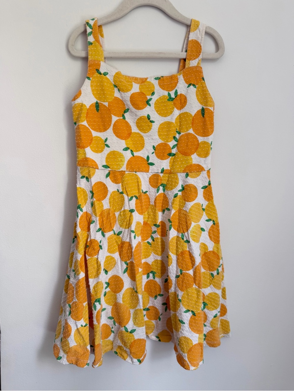 Jasper Conran Orange Print Sundress (Size 8-9)